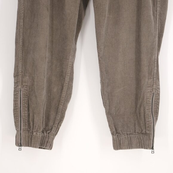 WRAP LONDON Hemp & Cotton Cotton Drawstring Jogger Zip-Up Hem Size US 12 - Picture 5 of 8